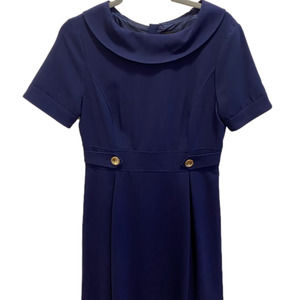 LESLIE Fay Blue Zip Back Women’s Dress size 10